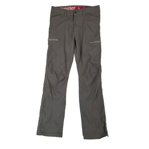 Wrangler outdoor cargo hiking pants men's 34x32 Gray Comfort waist flex stretch